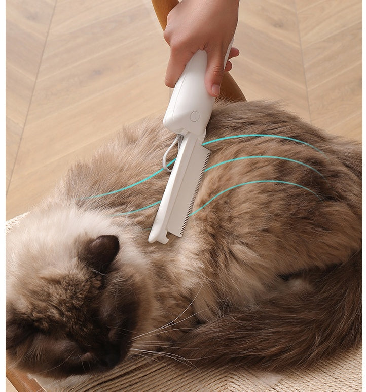 Groomy™ – Spazzola 3-in-1 Massaggiante e Scioglinodi