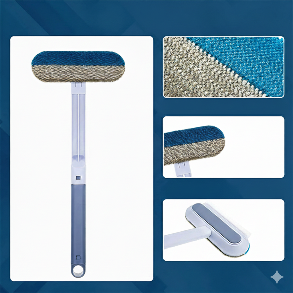 MagicClean™ – Spazzola 4 in 1 Rimuovi Peli e Polvere