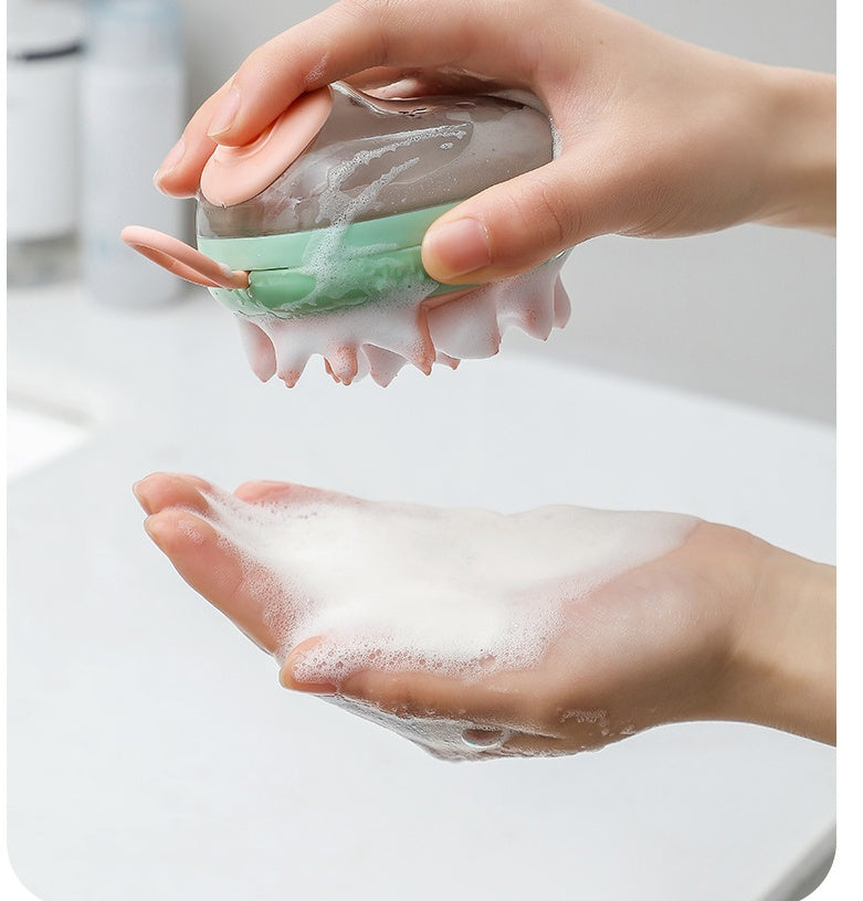 ShowerJoy™ – Spazzola 2-in-1 con Erogatore Shampoo Integrato