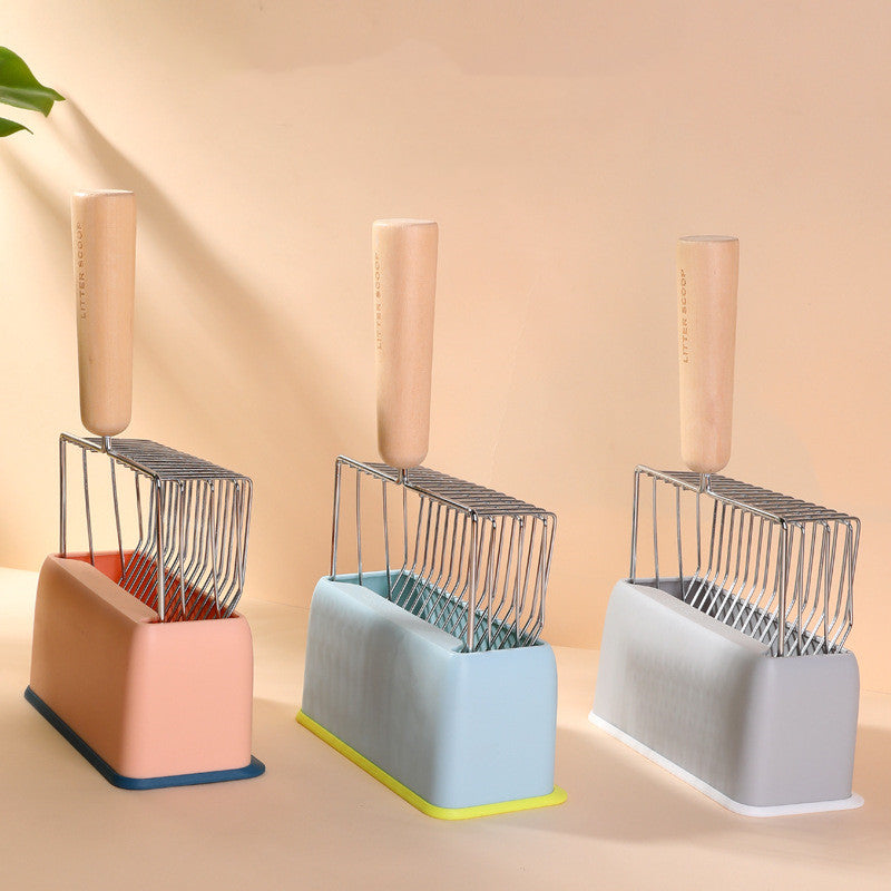 SteelMaster™ – Paletta Deluxe in Acciaio e Legno con Base